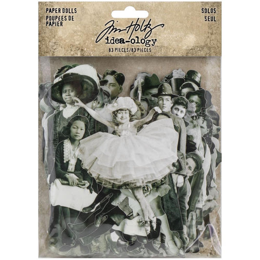 Tim Holtz Idea-Ology Paper Dolls Die Cuts: Solos (TH93555)