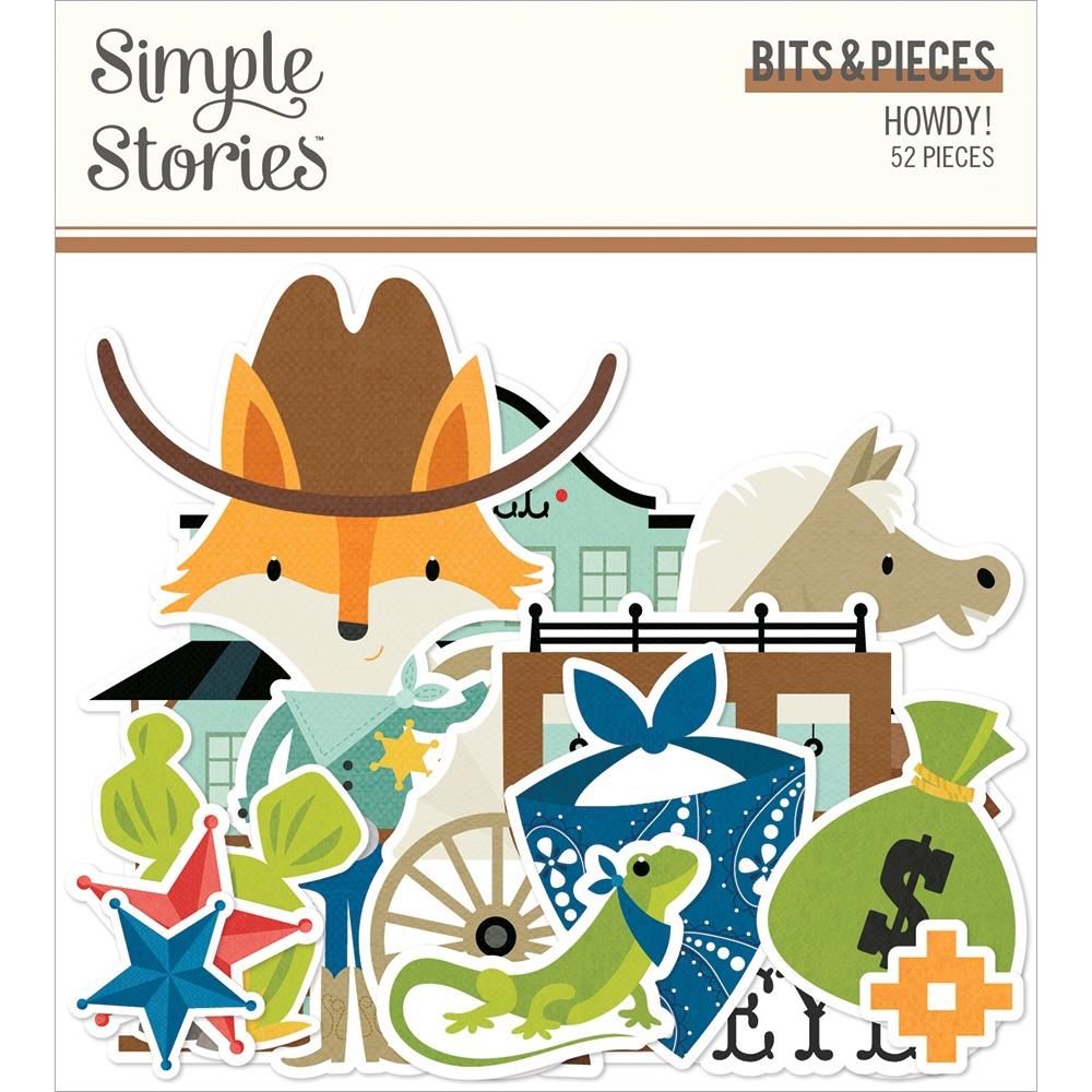 Simple Stories Howdy! Bits and Pieces Die Cuts (HOW15415)
