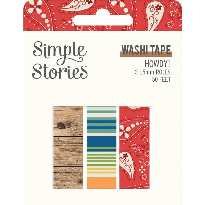 Simple Stories Howdy! Washi Tape (HOW15420)