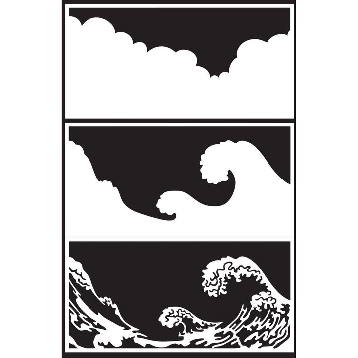 Maker Forte Slimline Stencils: Sea and Sky (20090472)
