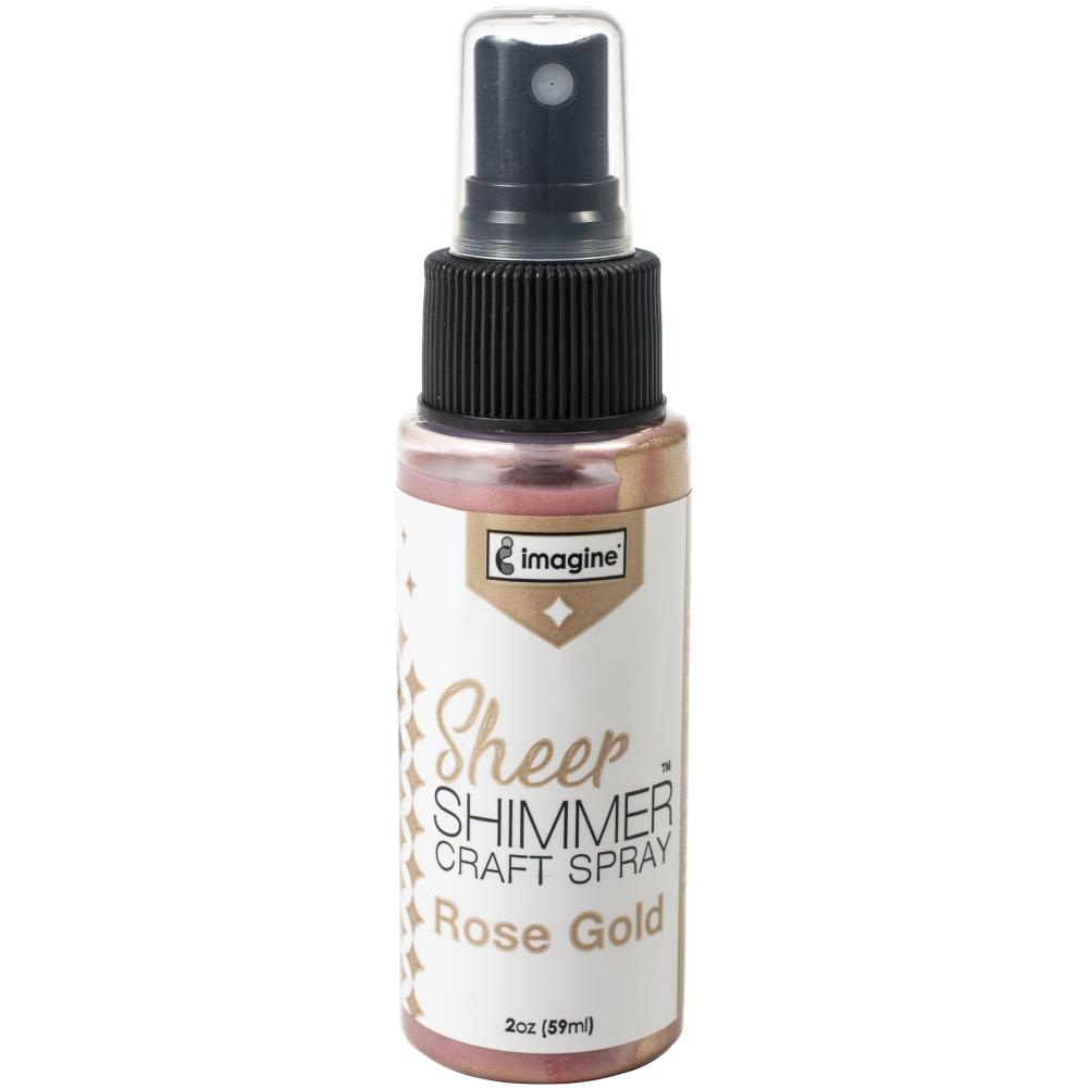 Imagine Sheer Shimmer Craft Spray: Rose Gold (IALAR007)