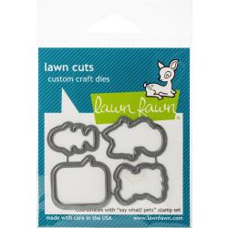 Lawn Fawn Lawn Cuts Custom Craft Die: Say What? Pets (LF1963)