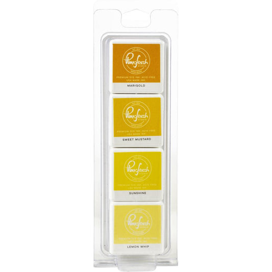 Pinkfresh Studio Premium Dye Cube Ink Pads 4 Colors: Rise and Shine (PFDIC01)