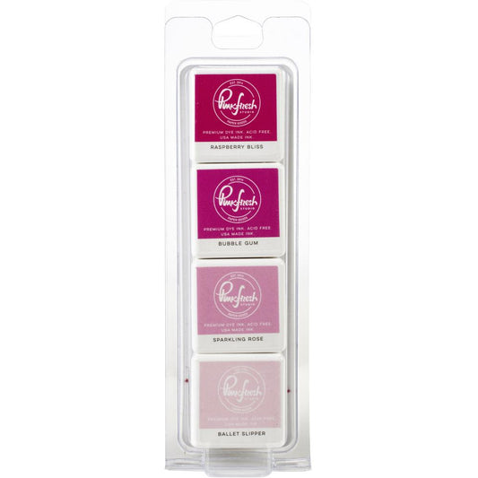 Pinkfresh Studio Premium Dye Cube Ink Pads 4 Colors: Fairy Dust (PFDIC08)