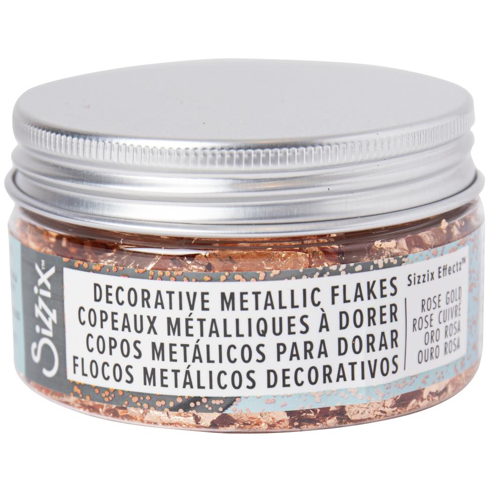 Sizzix Effectz Decorative Metallic Flakes: Rose Gold (664565)