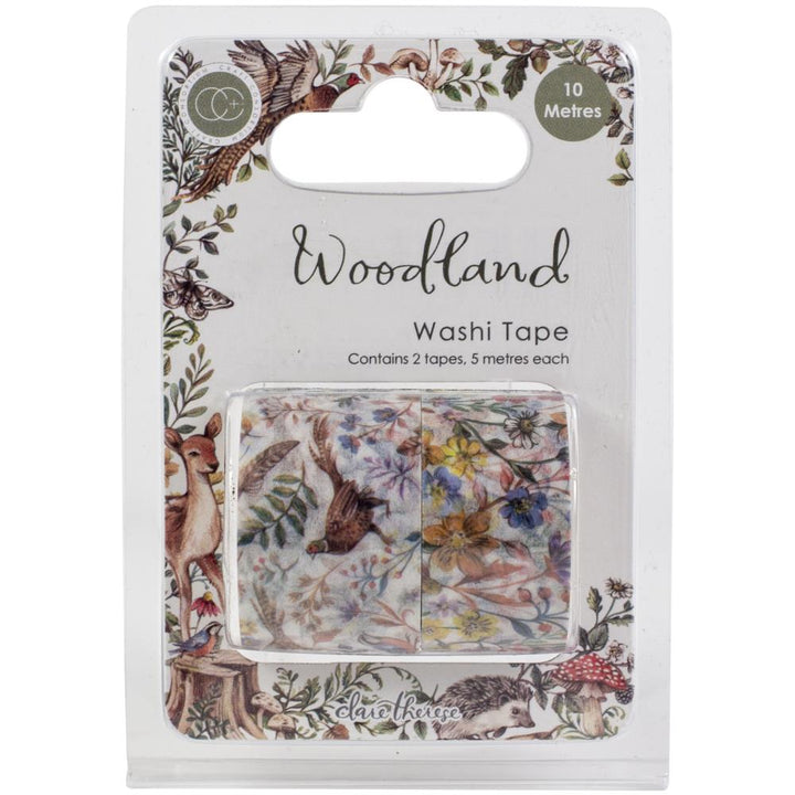 Craft Consortium Woodland Washi Tape, 2/Pkg (CWTPE007)