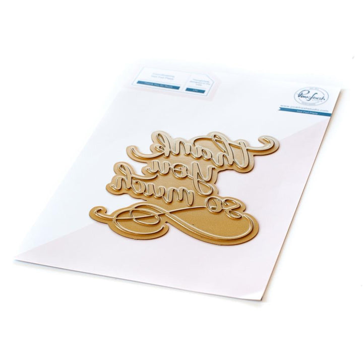 Pinkfresh Studio Hot Foil Plate: Thank You So Much (PF109421)