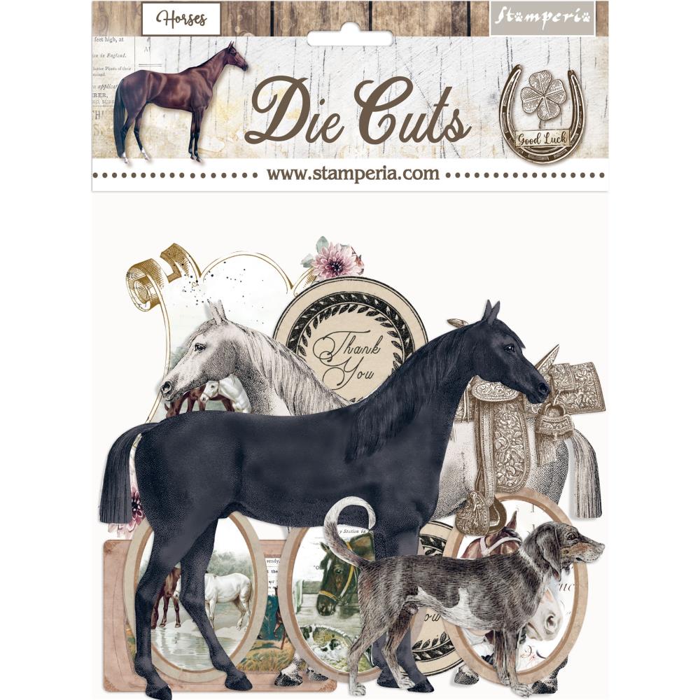 Stamperia Romantic Horses Die Cuts (DFLDC40)