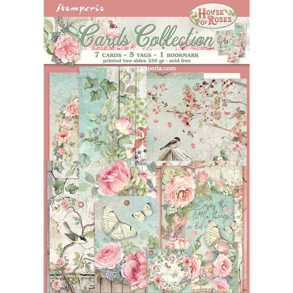 Stamperia Flowers 1 Cards Collection (BCARD04)