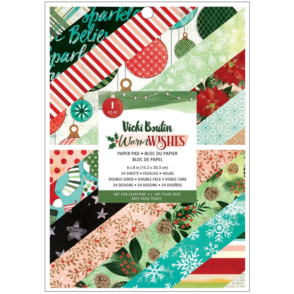Vicki Boutin Warm Wishes 6"x8" Double Sided Paper Pad (VB010770)