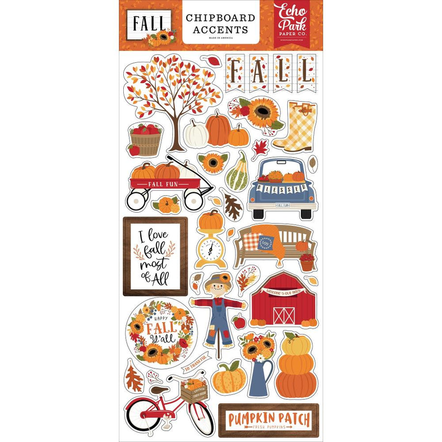 Echo Park - Happy Fall Collection - Stickers Book