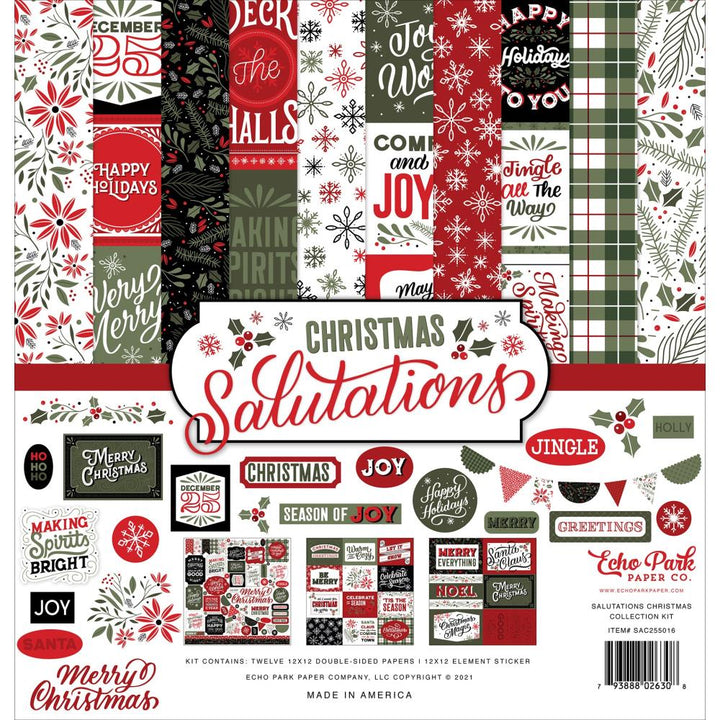Echo Park Salutations Christmas 12"x12" Collection Kit (AC255016)