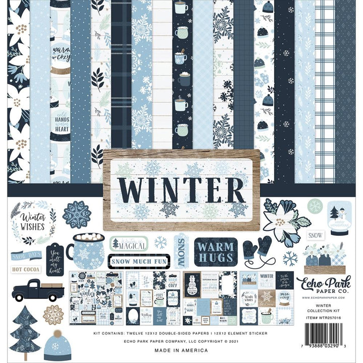 Echo Park Winter 12"x12" Collection Kit (TR257016)