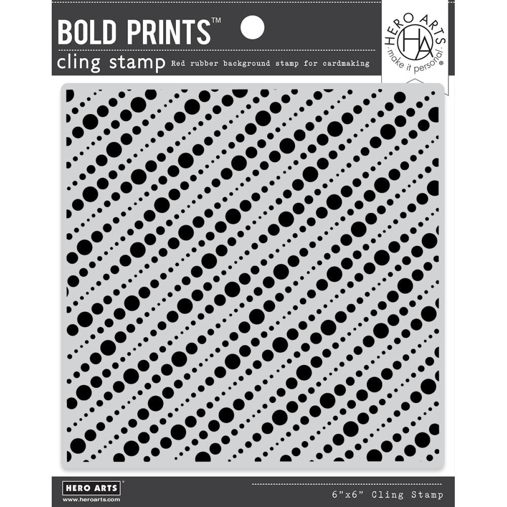 Hero Arts Bold Prints Background Cling Stamps: String Dots (HACG859)