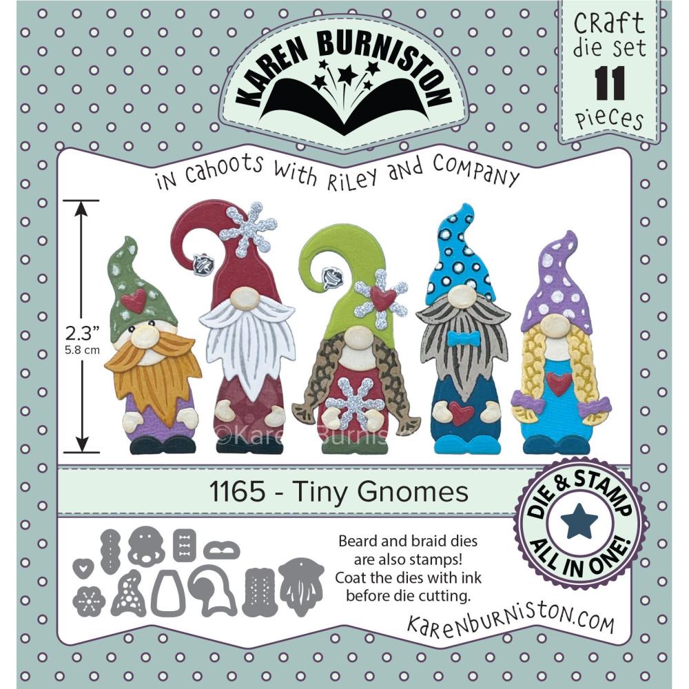 Karen Burniston Stamp and Dies: Tiny Gnomes (KBR1165)