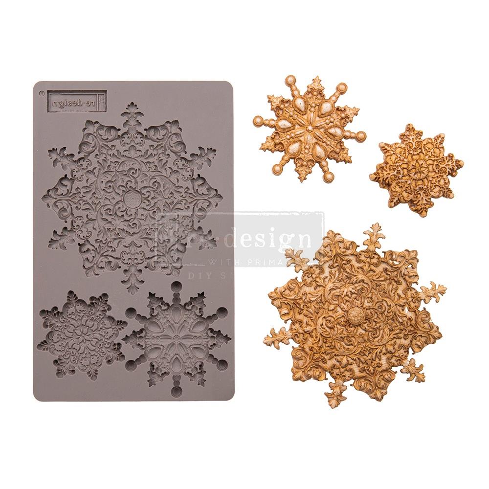 Prima Marketing 5"x8" Re-Design Mould: Snowflake Jewels (654764)