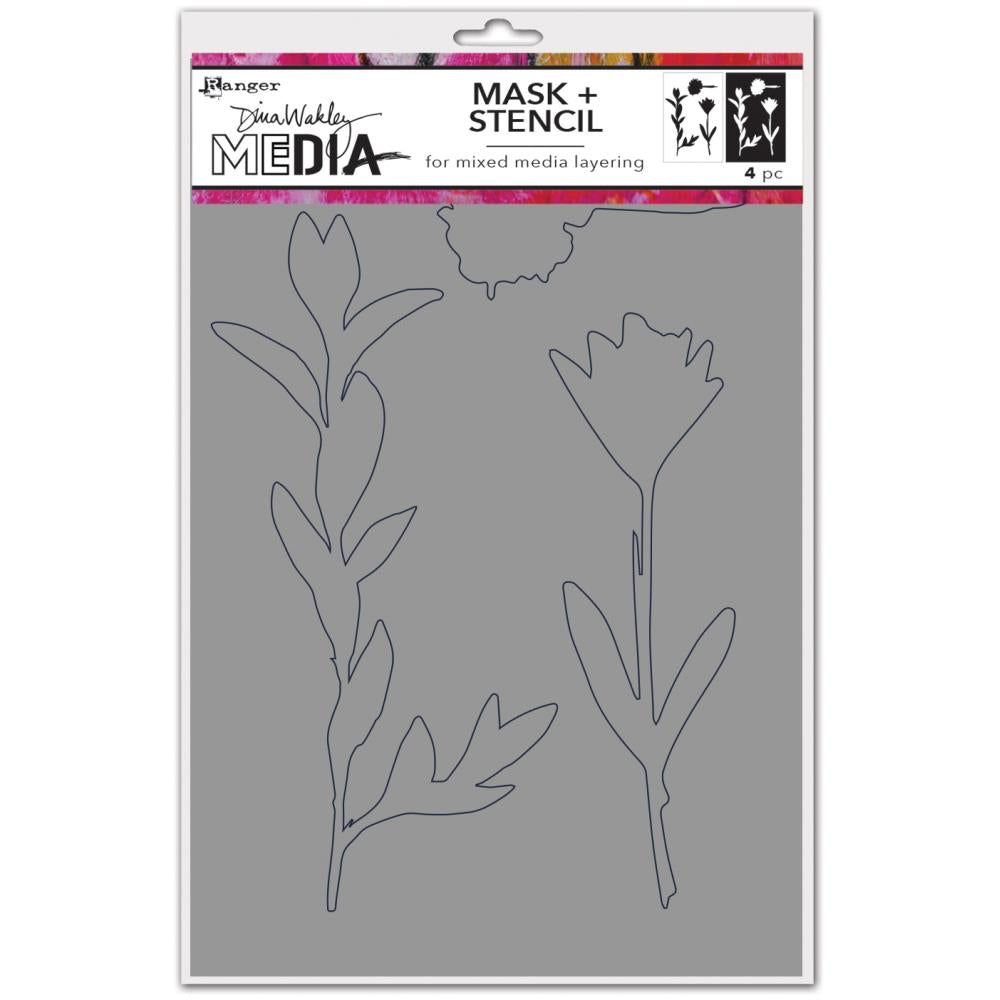 Dina Wakley 6"x9" Stencils and Masks: Growing (MDSM77671)