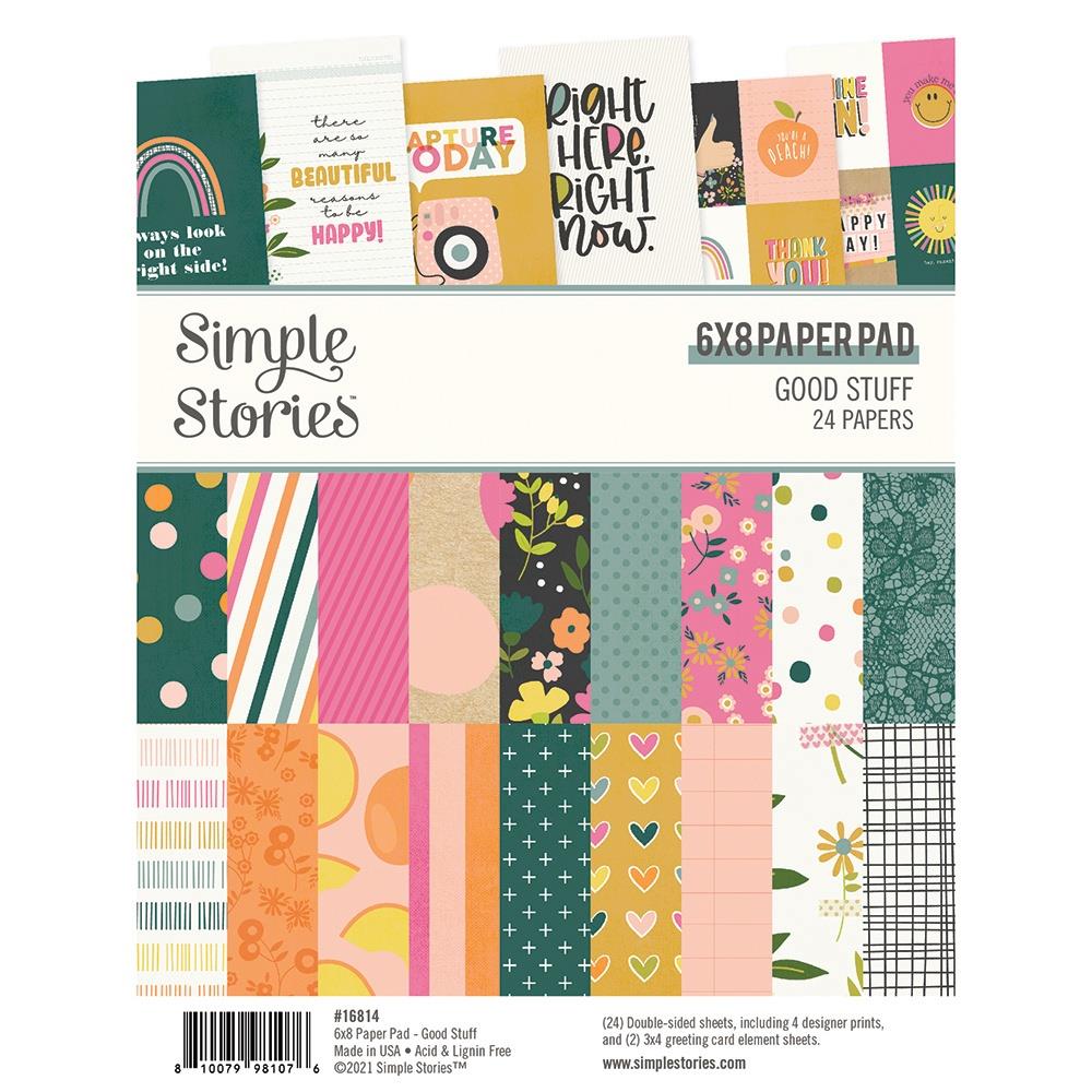 Simple Stories Good Stuff 6"x8" Double Sided Paper Pad (GOO16814)