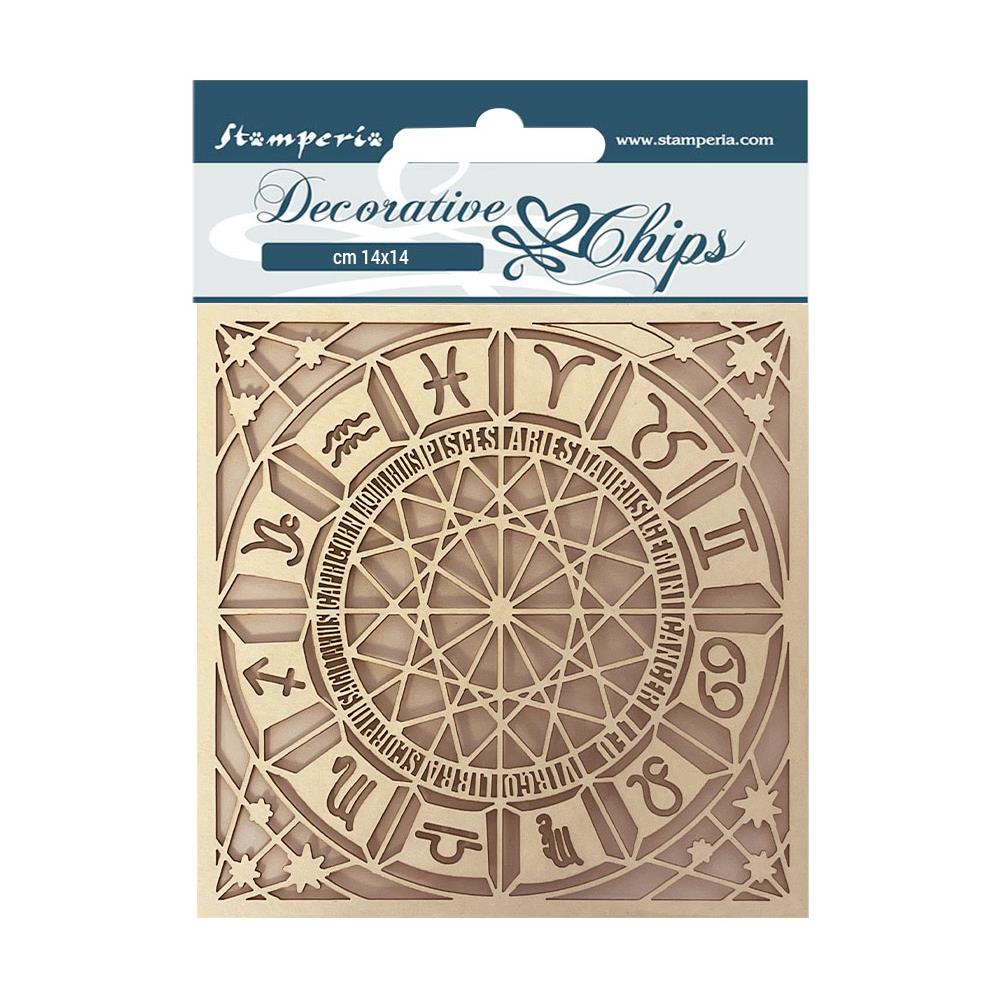 Stamperia Alchemy 5.5"x5.5" Decorative Chips: Astrology (SCB5.5113)