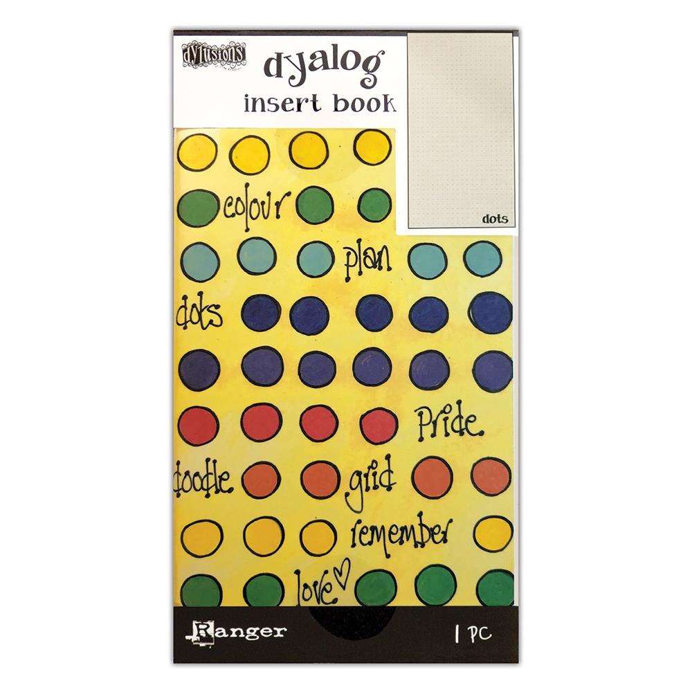 Dylusions 4"x8" Dyalog Insert Book: Dots #3, by Dyan Reaveley (DYT77374)