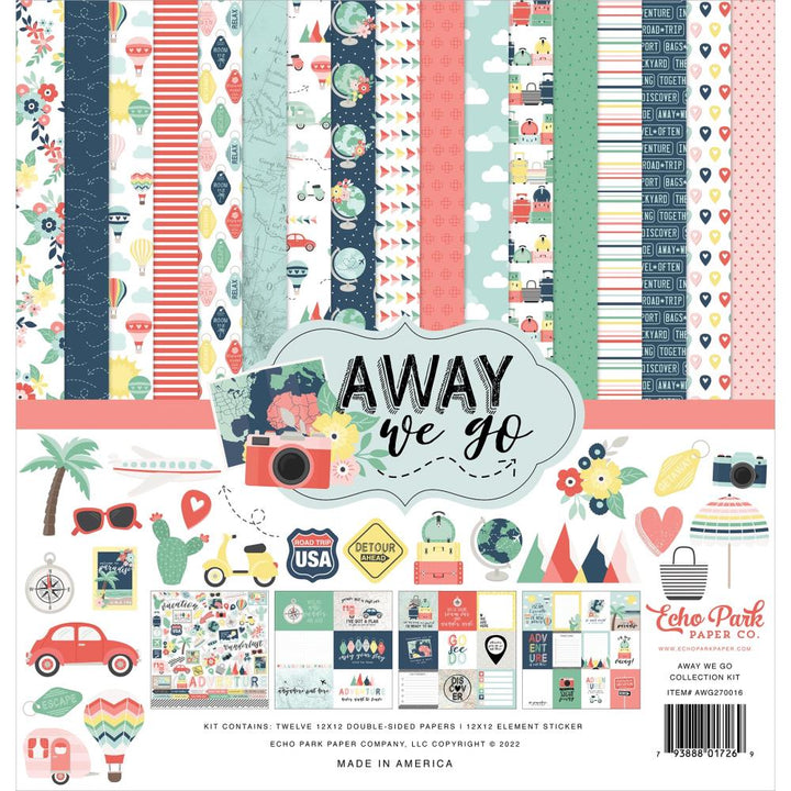 Echo Park Away We Go 12"x12" Collection Kit (WG270016)