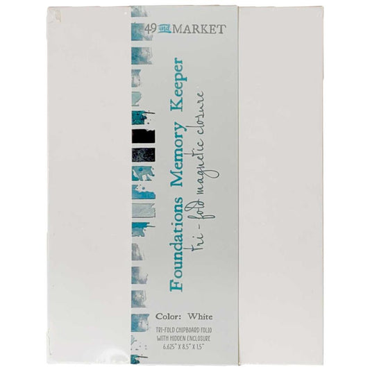 49 and Market Foundations Memory Keeper: White Tri-Fold
(FA35410)