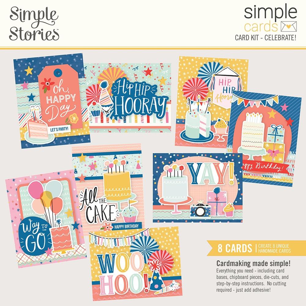 Simple Stories Celebrate! Simple Cards Card Kit (ATE17429)