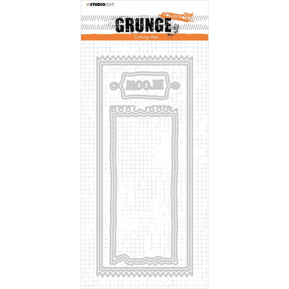 Studio Light Grunge Cutting Die: Nr. 199, Card Shapes Ticket (GRCD199)