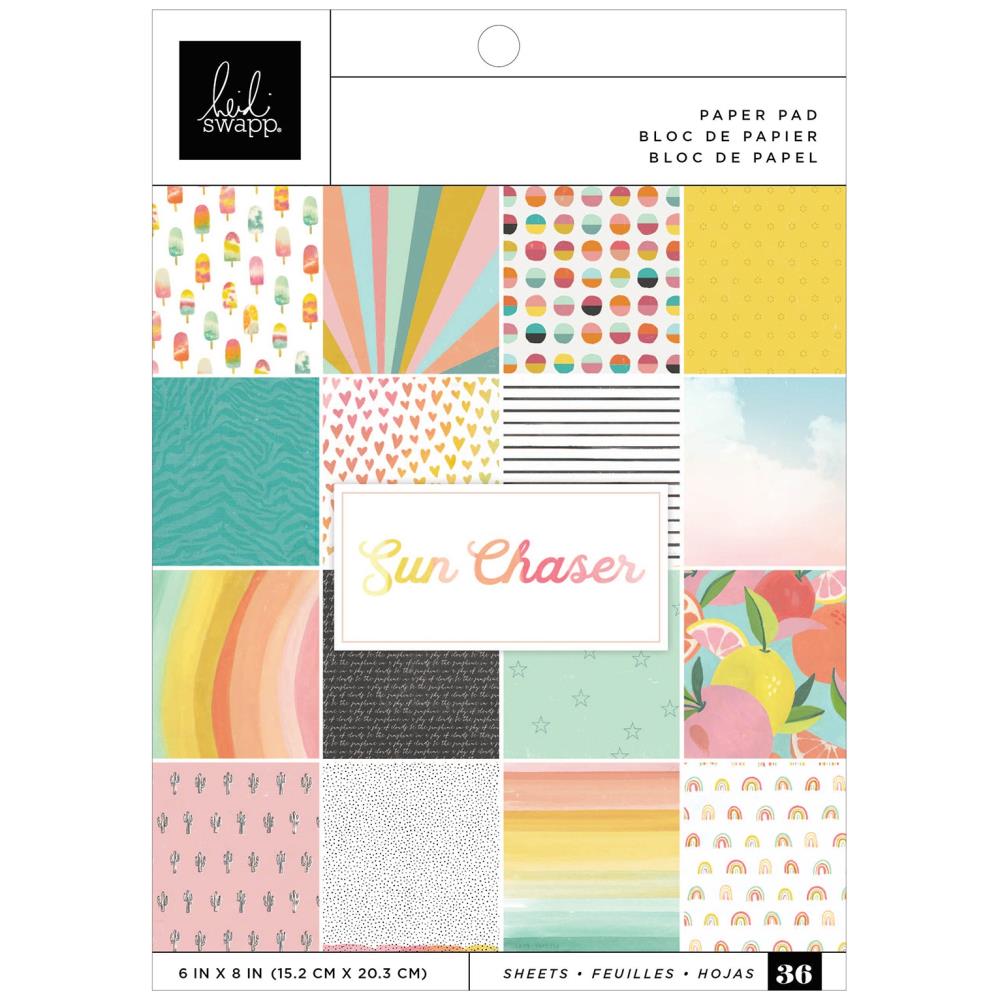Heidi Swapp Sun Chaser 6"x8" Single Sided Paper Pad (HS315775)