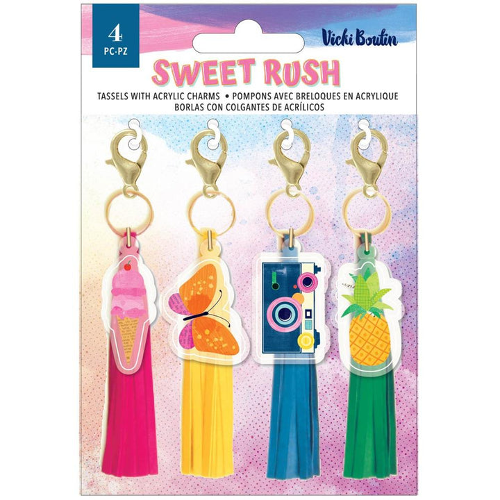 Vicki Boutin Sweet Rush Tassels, 4/pkg (VB003907)