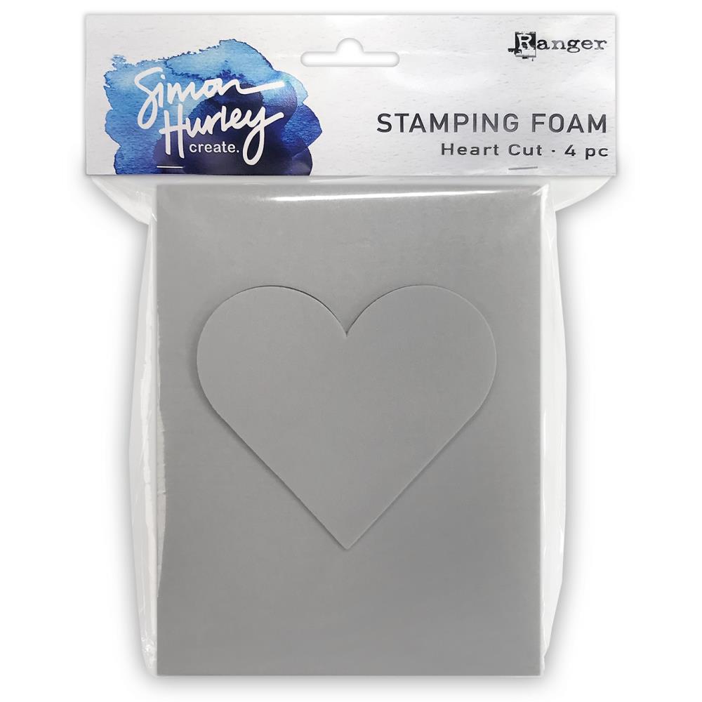Simon Hurley Create Stamping Foam Shapes: Heart Cut (HUA78449)