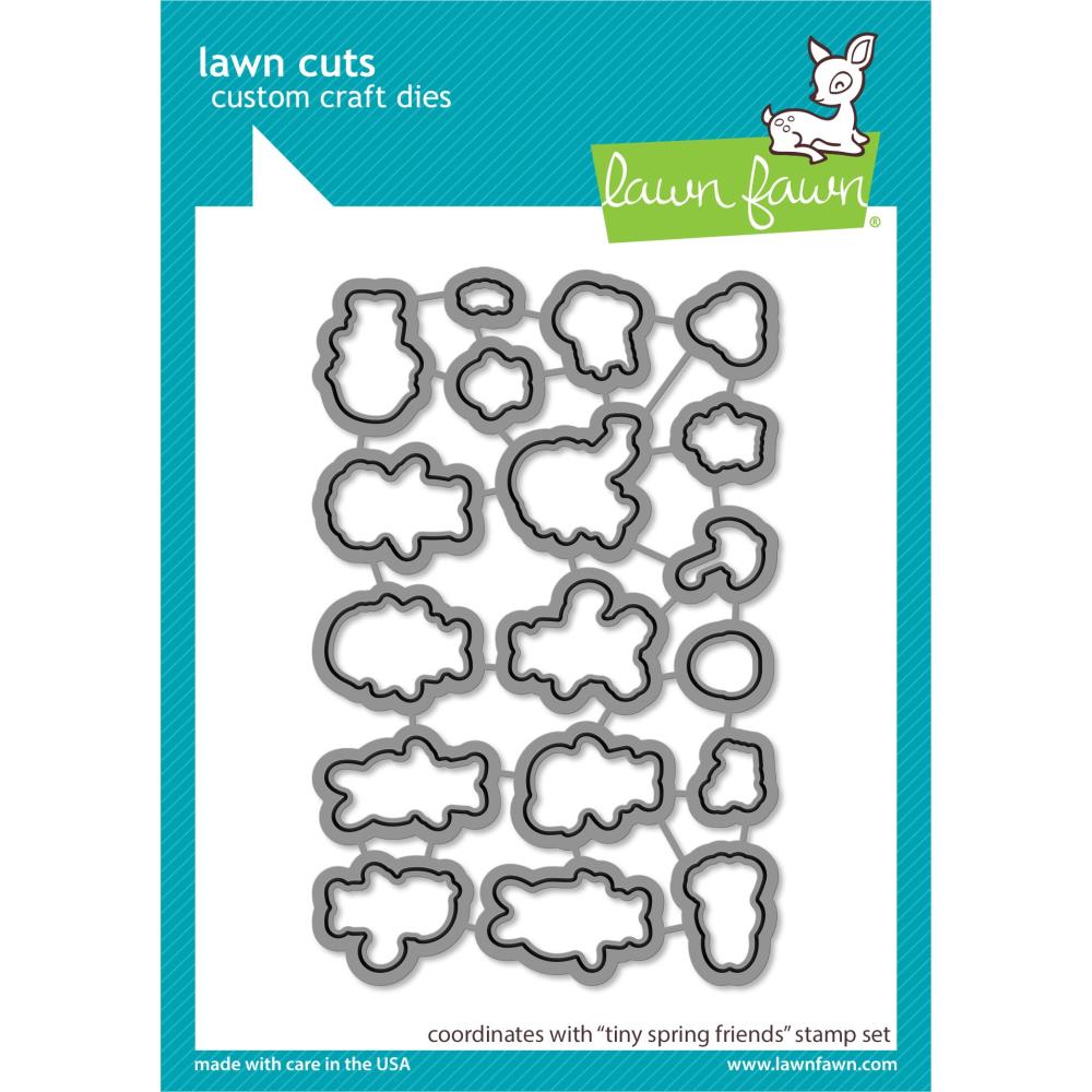 Lawn Fawn Lawn Cuts Custom Craft Die: Tiny Spring Friends (LF2779)