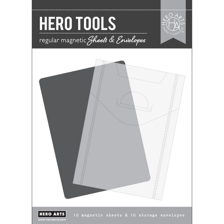 Hero Arts 5"x7" Magnetic Sheets and Storage Envelopes: Regular, 10/pkg (HAHT205)