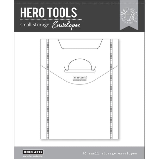 Hero Arts 4"x5" Storage Envelopes: Small, 10/pkg (HAHT222)