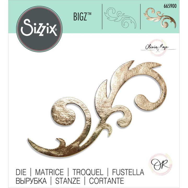 Sizzix Bigz Die: Botanical Flourish, by Olivia Rose (665900)