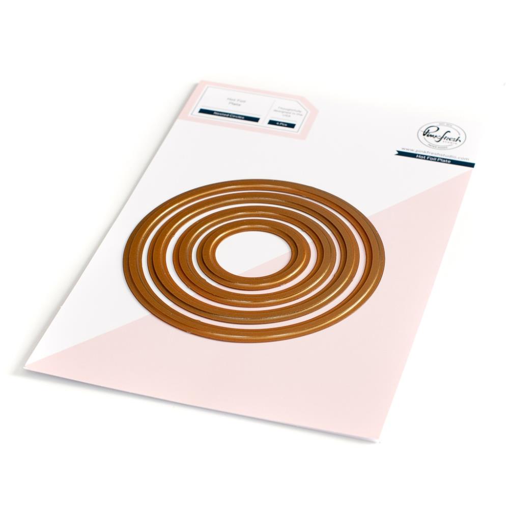 Pinkfresh Studio Hot Foil Plates: Nested Circles (PF147822)