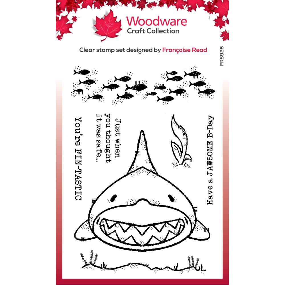 Woodware Singles 4"x6" Clear Stamp: Jaws (FRS925)