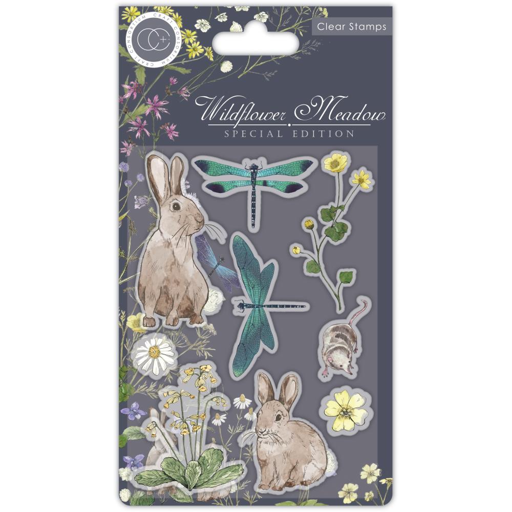 Craft Consortium Wildflower Meadow A5 Clear Stamps (CSTMP076)