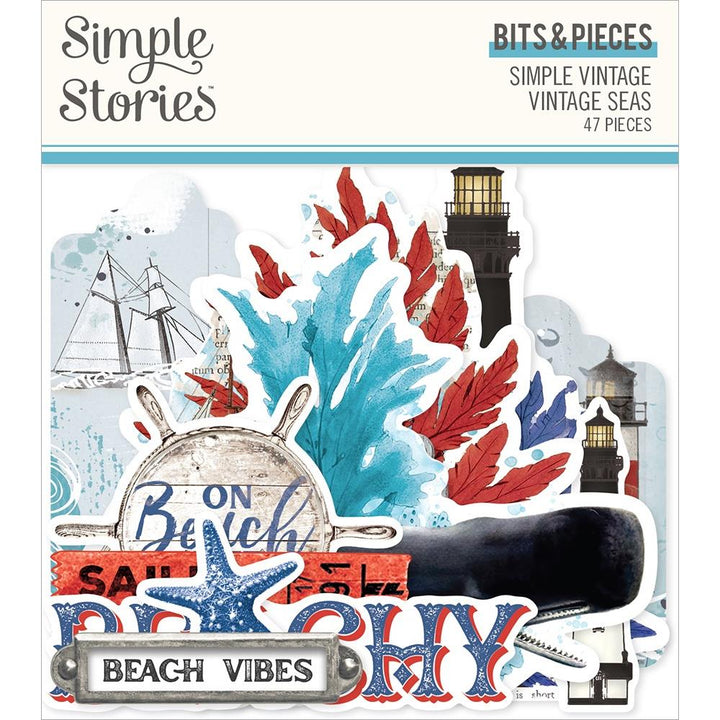 Simple Stories Vintage Seas Bits and Pieces Die Cuts (SVVS7822)