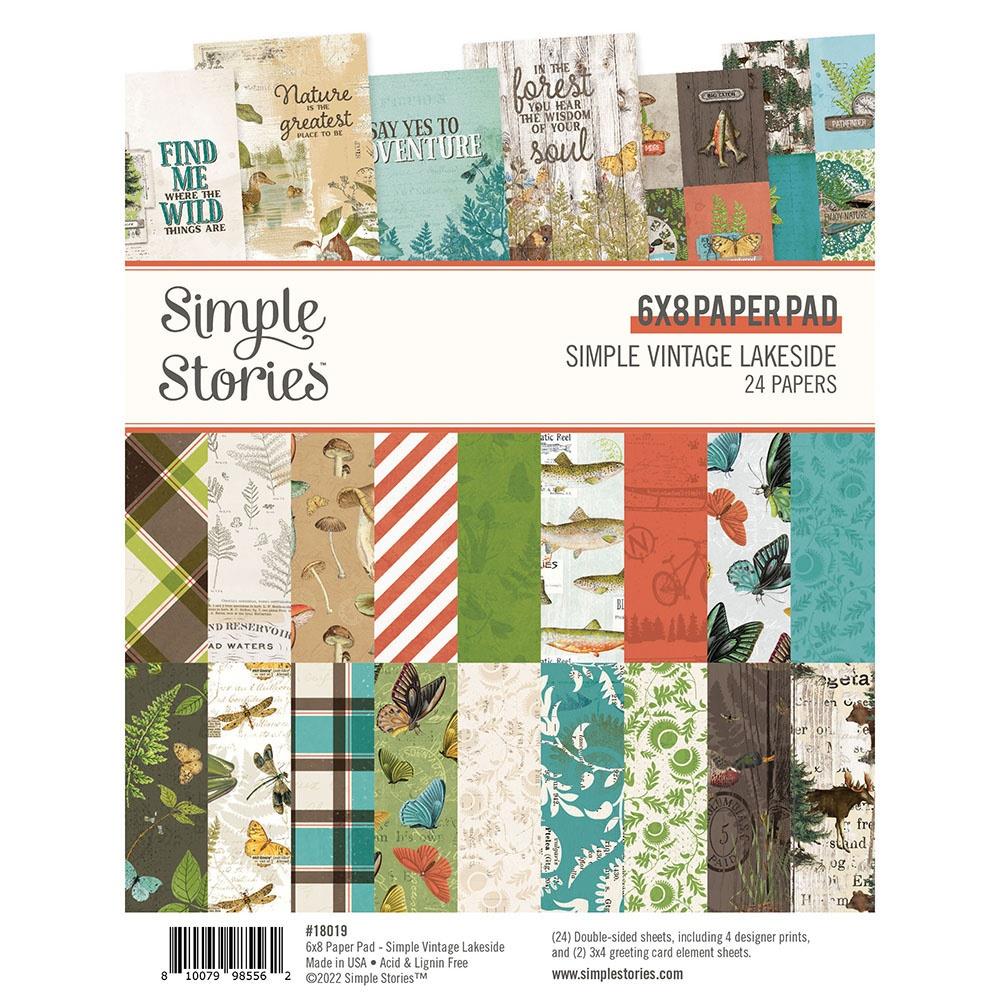 Simple Stories Simple Vintage Lakeside 6"x8" Double Sided Paper Pad (SVLA8019)