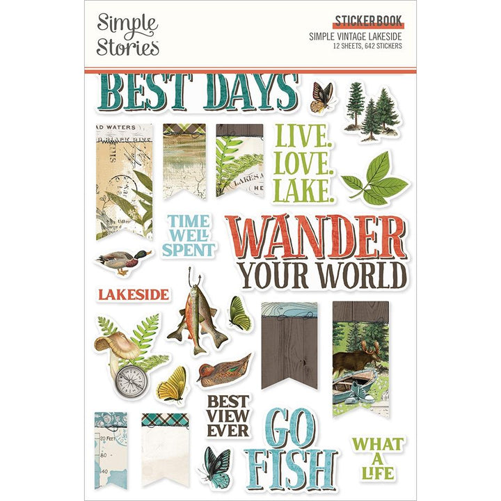 Simple Stories Simple Vintage Lakeside Sticker Book (SVLA8024)