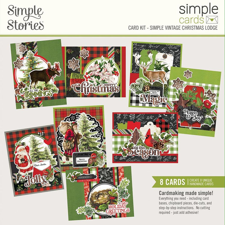 Simple Stories Vintage Christmas Lodge Simple Cards Card Kit (SVCL8434)
