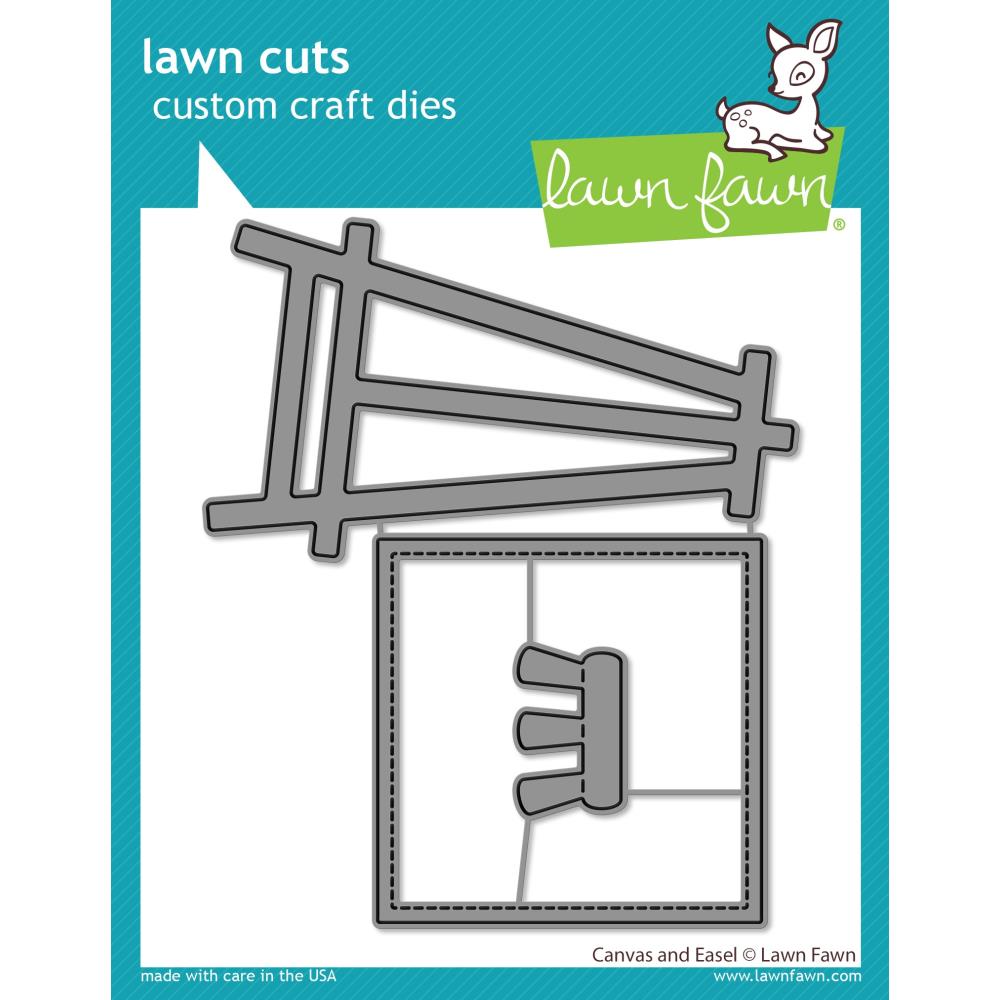 Lawn Fawn Cuts Custom Craft Die: Canvas and Easel (LF2874)