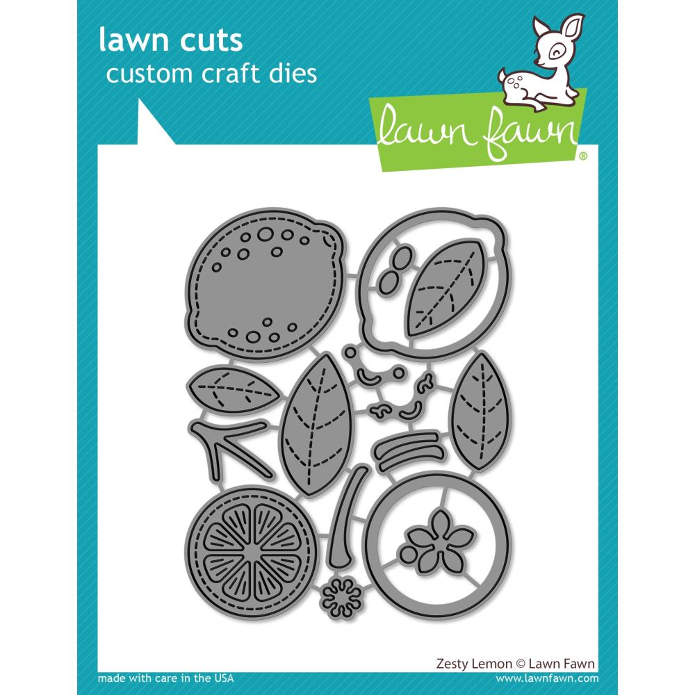Lawn Fawn Cuts Custom Craft Die: Zesty Lemon (LF2879)
