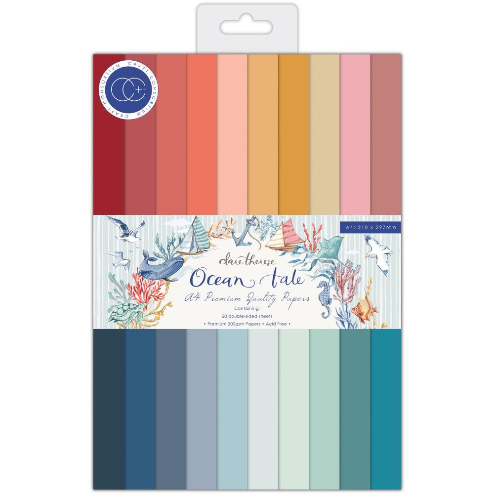 Craft Consortium Ocean Tale A4 Double Sided Paper Pad (PAD034C)