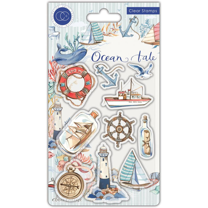 Craft Consortium Ocean Tale A5 Clear Stamps: Adventure (CSTMP078)
