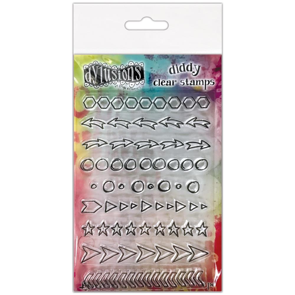 Dylusions Diddy Stamp Set: Doodles, by Dyan Reaveley (DYB80015)