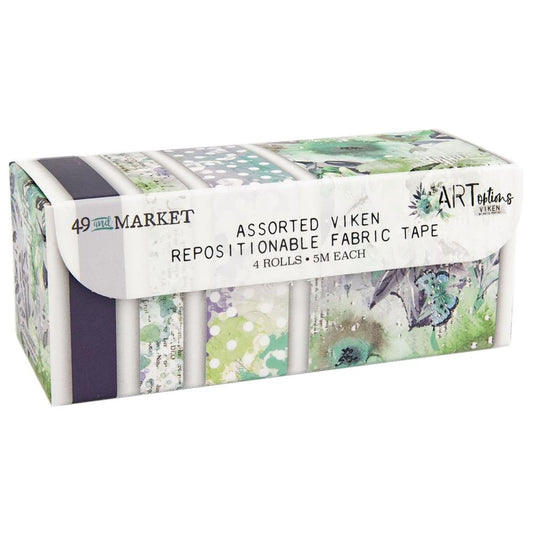 49 and Market ARToptions Viken Fabric Tape Assortment, 4/Rolls (AOV36905)