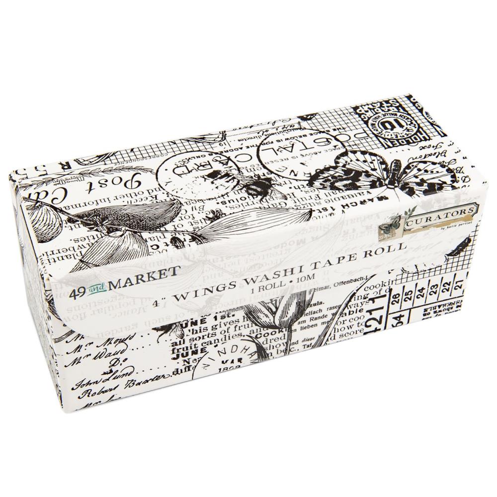 49 and Market Curators Essential 4" Washi Tape Roll: Wings (C35601)