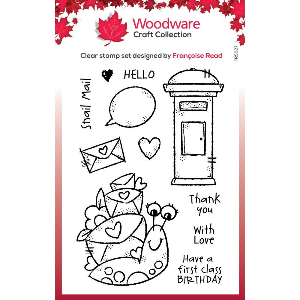 Woodware 4"x6" Clear Stamp Singles: Snail Mail (FRS927)